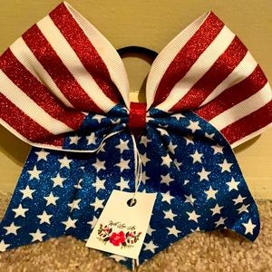 American Flag HairBow
